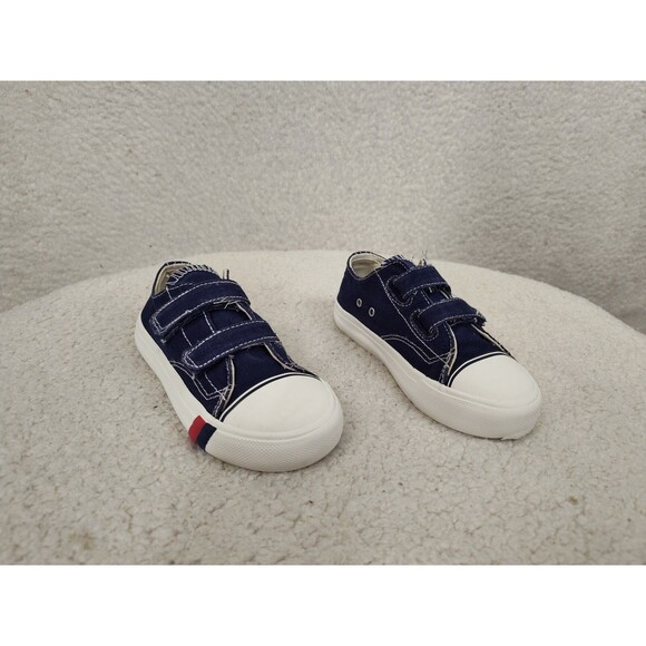 Keds Pro Boys Sneakers 9.5 Blue Canvas Hook & Loop Comfort Casual Shoes - Picture 1 of 16
